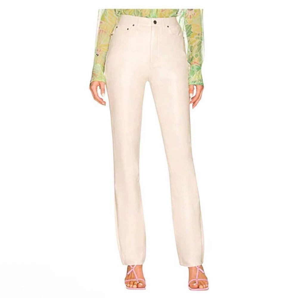 Revolve AFRM Heston Faux Leather Pants size 31